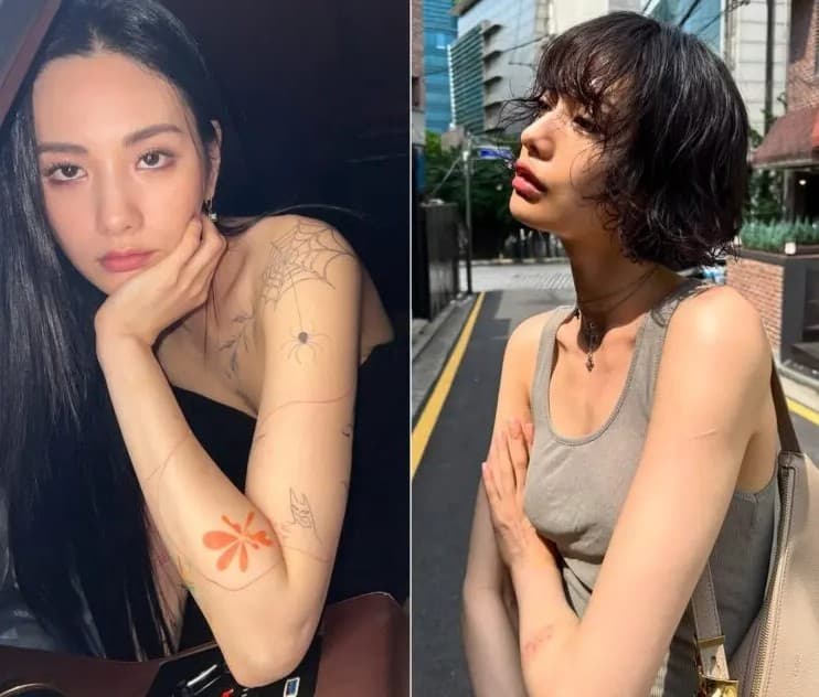 “깔끔해진 상체” 나나, ‘이곳’ 빼고 타투 싹 지웠다?...왜